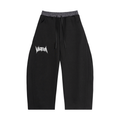 Plaid Waistband Barrel Sweatpants